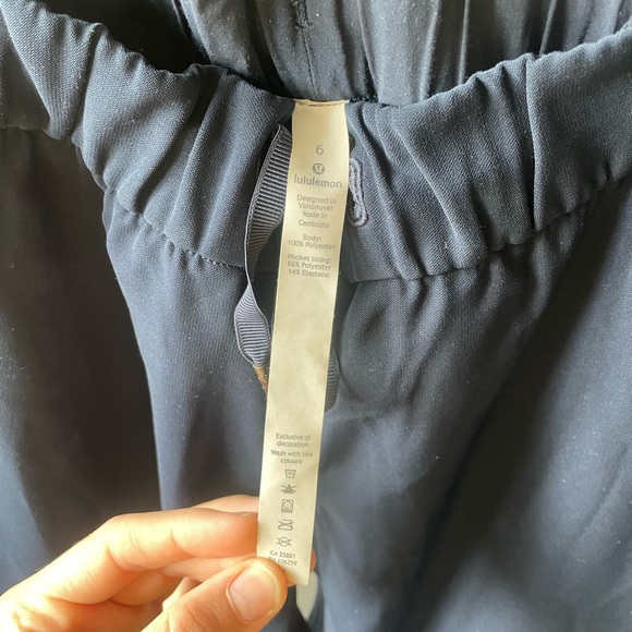 Lululemon Navy Straight Leg Pants - Picture 3 of 4
